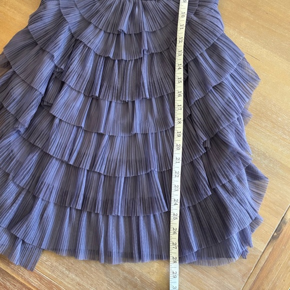 BCBG Strapless Mini Dress Frosted Plum, Size 8 - Picture 5 of 12